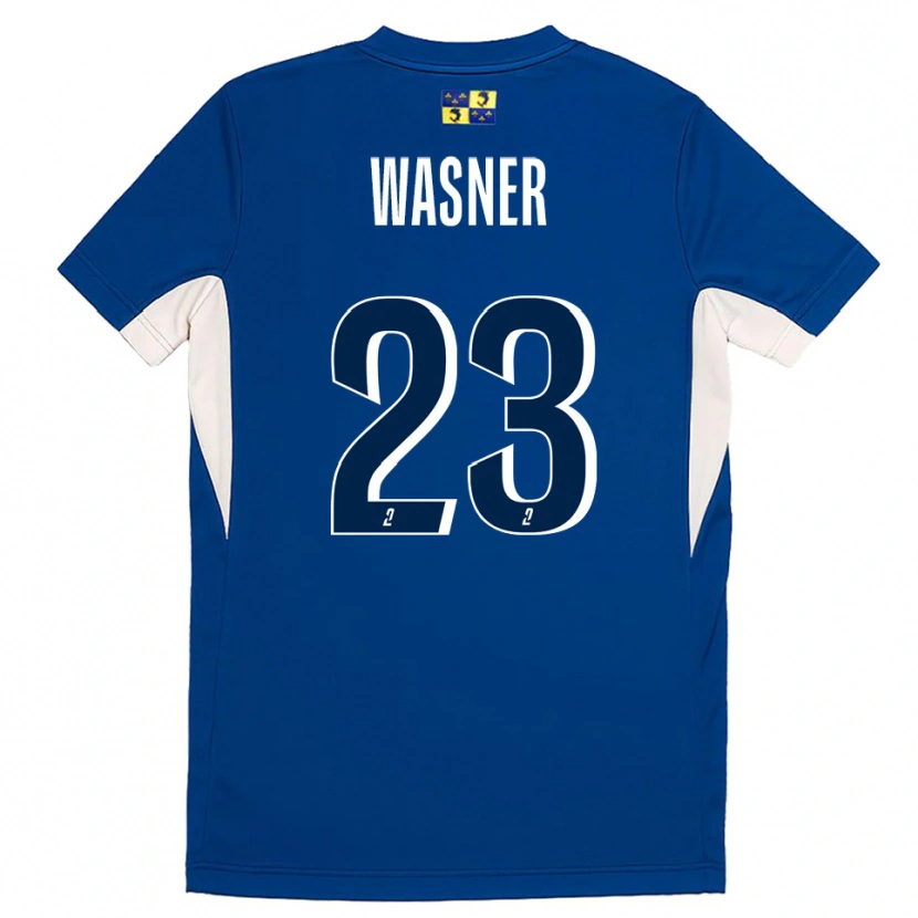 Danxen Kvinnor Ophélie Wasner #23 Blå Marin Hemmatröja Matchtröjor 2025/26 Tröjor T-Tröja
