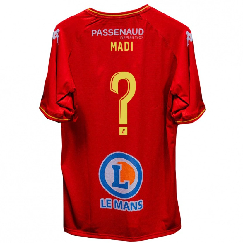 Danxen Kvinnor Ymraan Madi #0 Röd Gul Hemmatröja Matchtröjor 2025/26 Tröjor T-Tröja