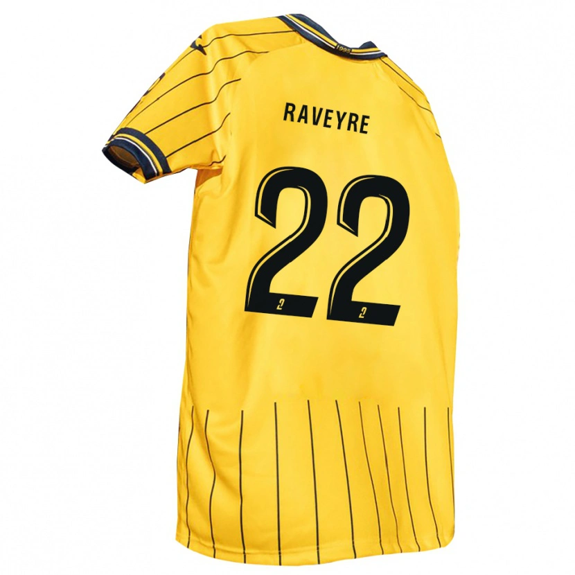 Danxen Kvinnor Noah Raveyre #22 Gul Marin Hemmatröja Matchtröjor 2025/26 Tröjor T-Tröja