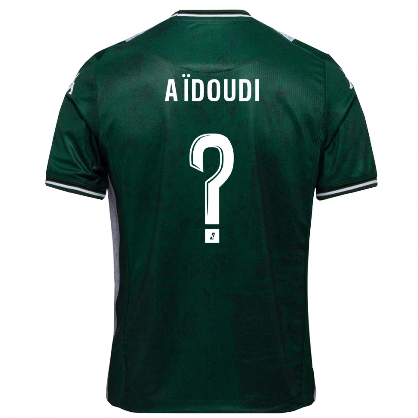 Danxen Kvinnor Karim Aïdoudi #0 Grön Vit Hemmatröja Matchtröjor 2025/26 Tröjor T-Tröja