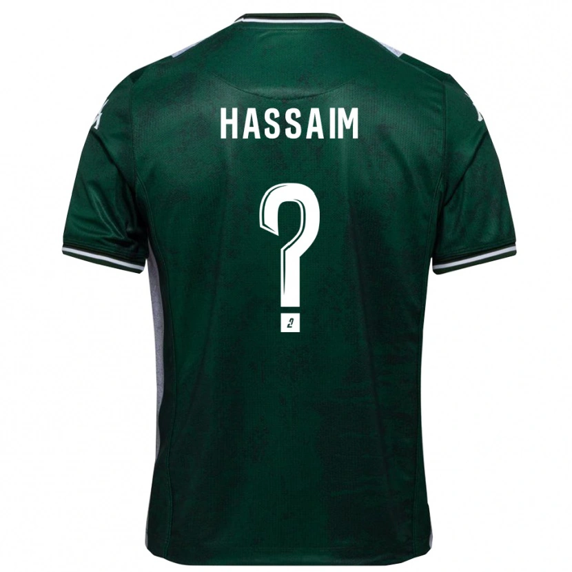 Danxen Kvinnor Melwane Hassaim #0 Grön Vit Hemmatröja Matchtröjor 2025/26 Tröjor T-Tröja