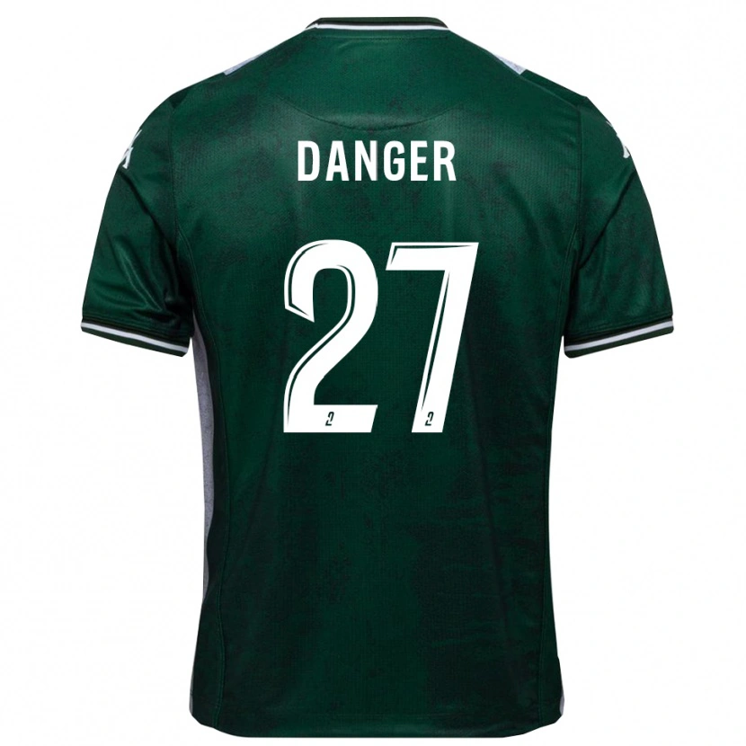 Danxen Kvinnor Bradley Danger #27 Grön Vit Hemmatröja Matchtröjor 2025/26 Tröjor T-Tröja