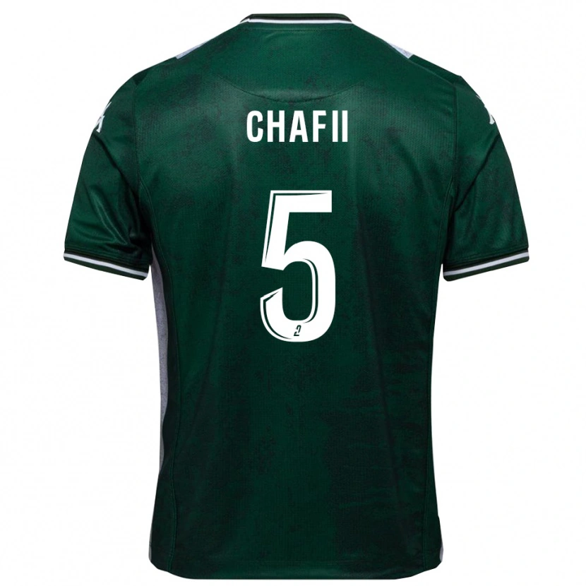 Danxen Kvinnor Mehdi Chafii #5 Grön Vit Hemmatröja Matchtröjor 2025/26 Tröjor T-Tröja