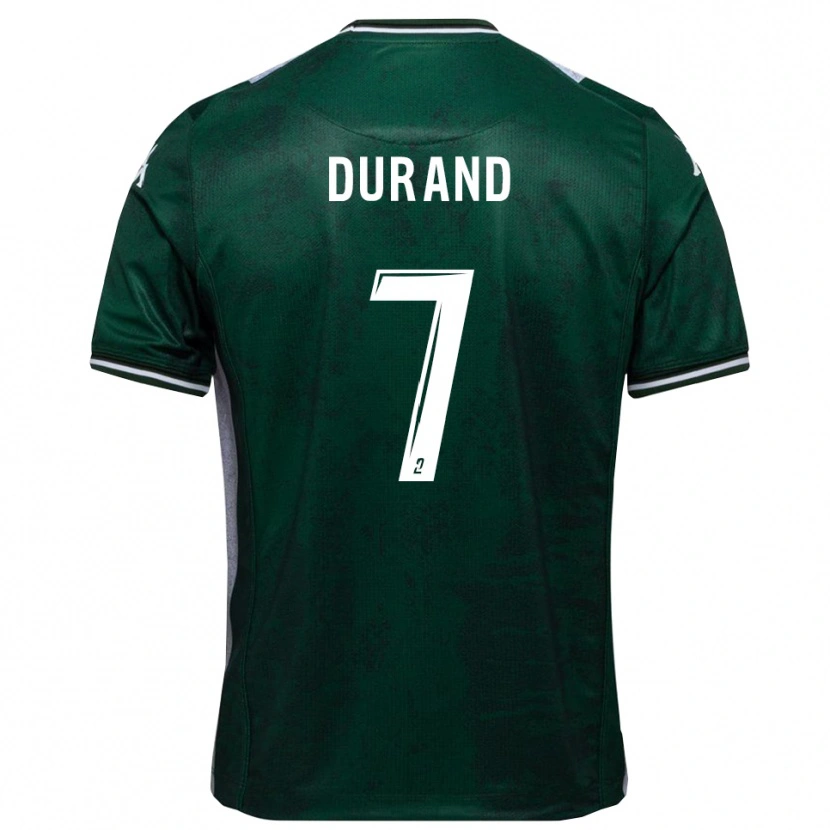 Danxen Kvinnor Damien Durand #7 Grön Vit Hemmatröja Matchtröjor 2025/26 Tröjor T-Tröja