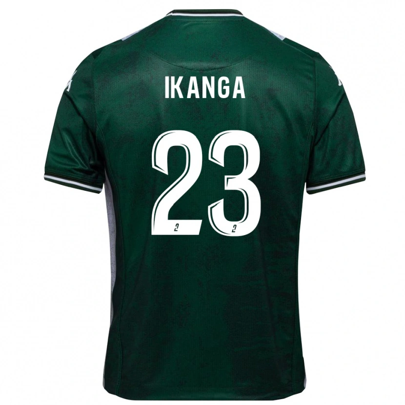Danxen Kvinnor Jovany Ikanga #23 Grön Vit Hemmatröja Matchtröjor 2025/26 Tröjor T-Tröja