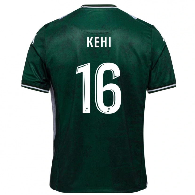 Danxen Kvinnor Marc-Olivier Kehi #16 Grön Vit Hemmatröja Matchtröjor 2025/26 Tröjor T-Tröja
