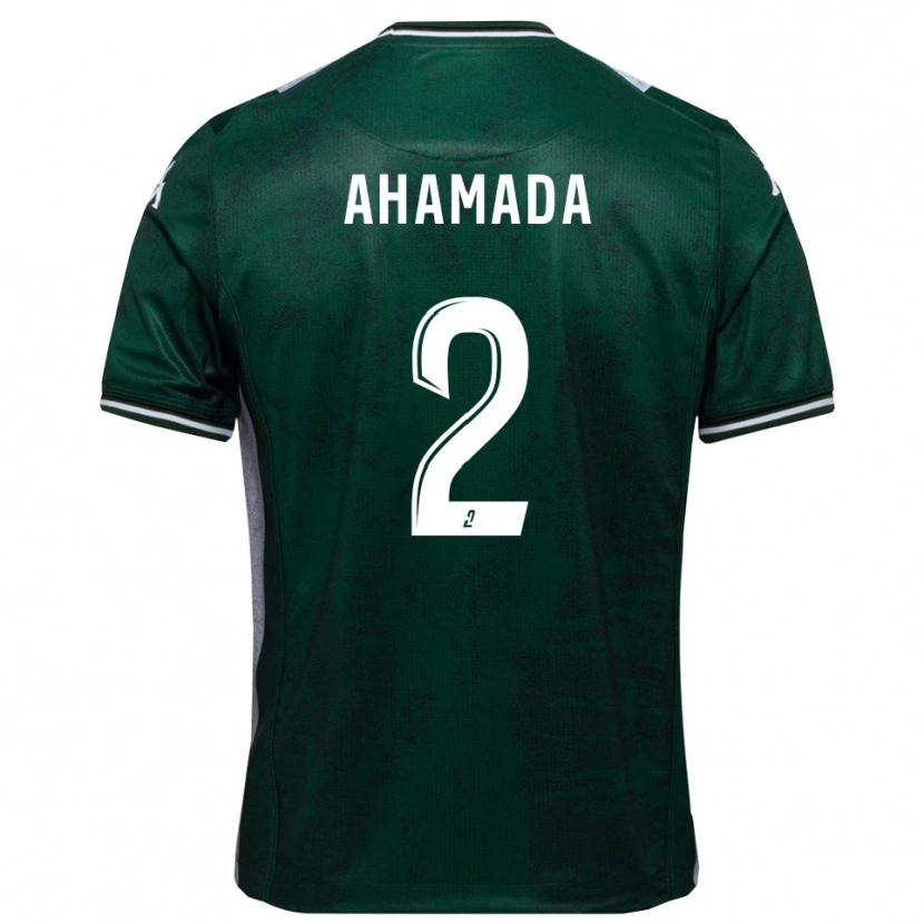 Danxen Kvinnor Mohafidh Ahamada #2 Grön Vit Hemmatröja Matchtröjor 2025/26 Tröjor T-Tröja