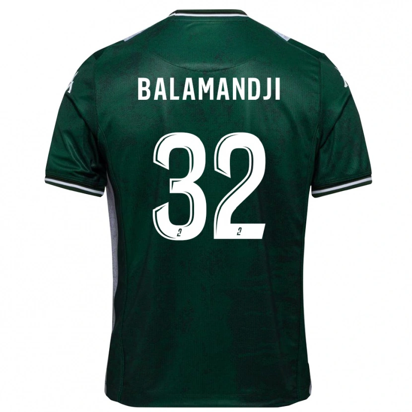 Danxen Kvinnor Kossingou Balamandji #32 Grön Vit Hemmatröja Matchtröjor 2025/26 Tröjor T-Tröja