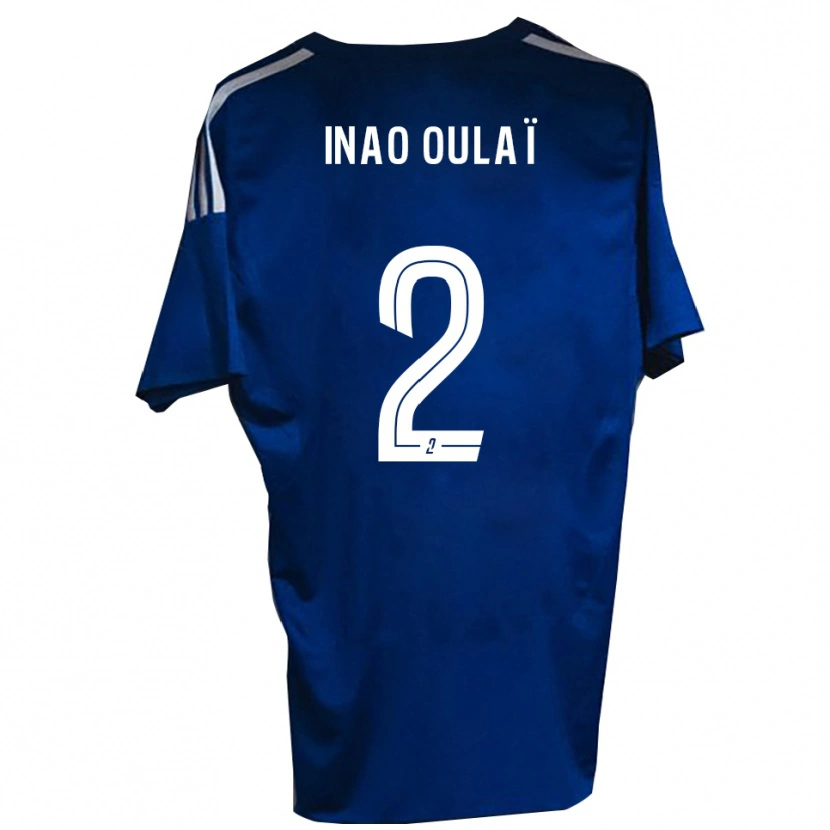 Danxen Kvinnor Christ Inao Oulaï #2 Blå Vit Hemmatröja Matchtröjor 2025/26 Tröjor T-Tröja