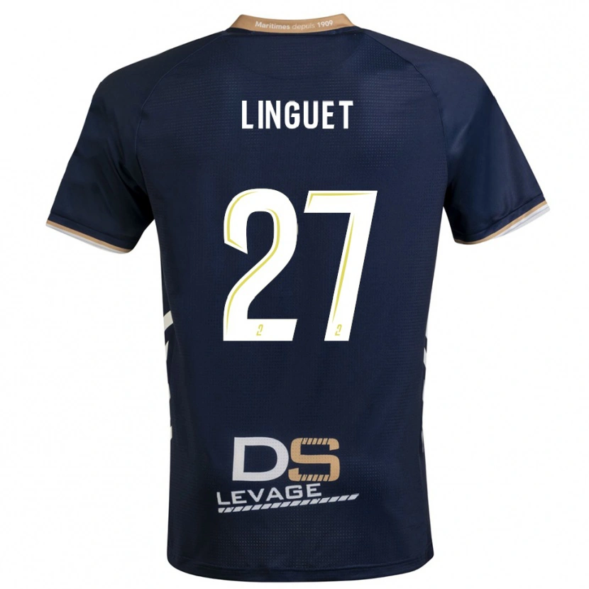 Danxen Kvinnor Allan Linguet #27 Marin Guld Hemmatröja Matchtröjor 2025/26 Tröjor T-Tröja