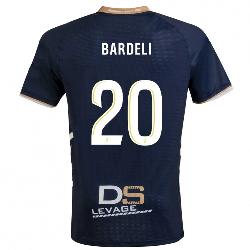 Danxen Kvinnor Enzo Bardeli #20 Marin Guld Hemmatröja Matchtröjor 2025/26 Tröjor T-Tröja