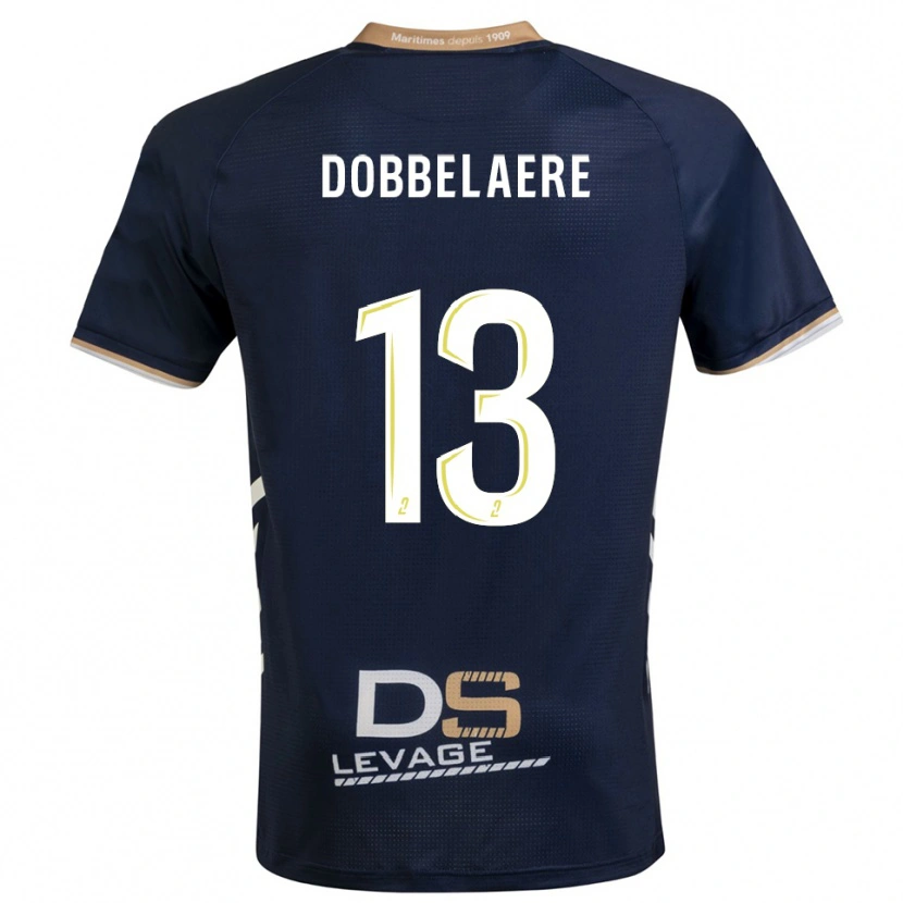 Danxen Kvinnor Maxime Dobbelaere #13 Marin Guld Hemmatröja Matchtröjor 2025/26 Tröjor T-Tröja