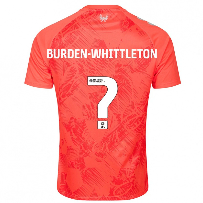 Danxen Kvinnor Charlie Burden-Whittleton #0 Orange Vit Bortatröja Matchtröjor 2025/26 Tröjor T-Tröja