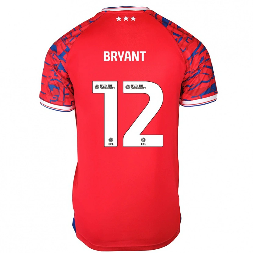 Danxen Kvinnor Issy Bryant #12 Röd Blå Bortatröja Matchtröjor 2025/26 Tröjor T-Tröja