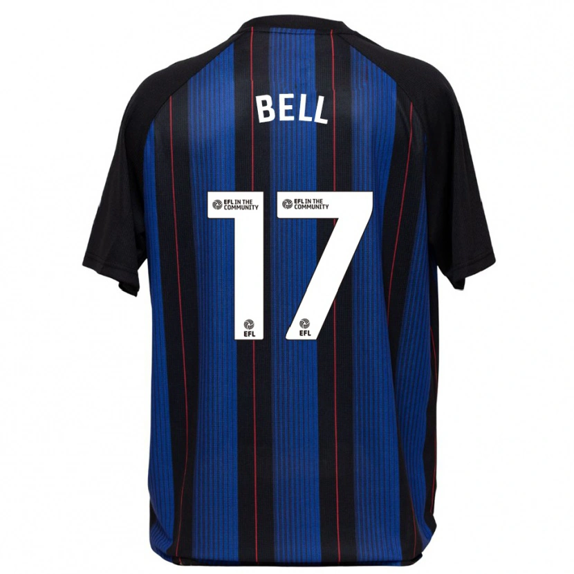 Danxen Kvinnor Millie Bell #17 Blå Svart Bortatröja Matchtröjor 2025/26 Tröjor T-Tröja