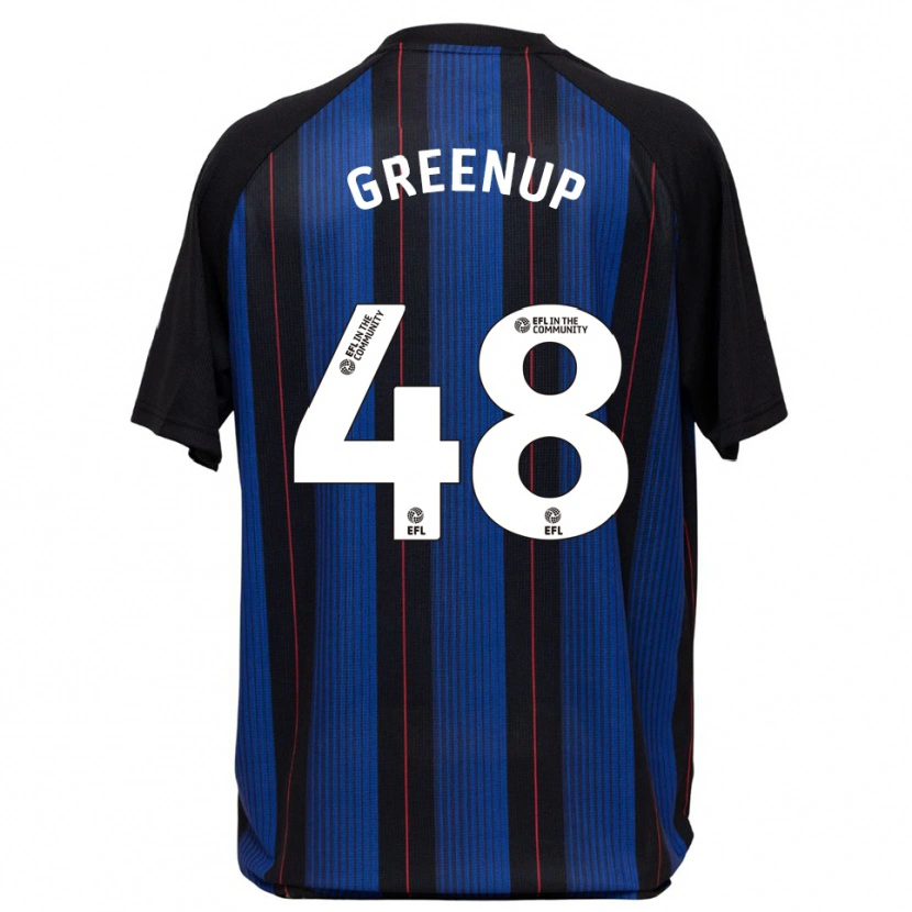 Danxen Kvinnor Isaac Greenup #48 Blå Svart Bortatröja Matchtröjor 2025/26 Tröjor T-Tröja