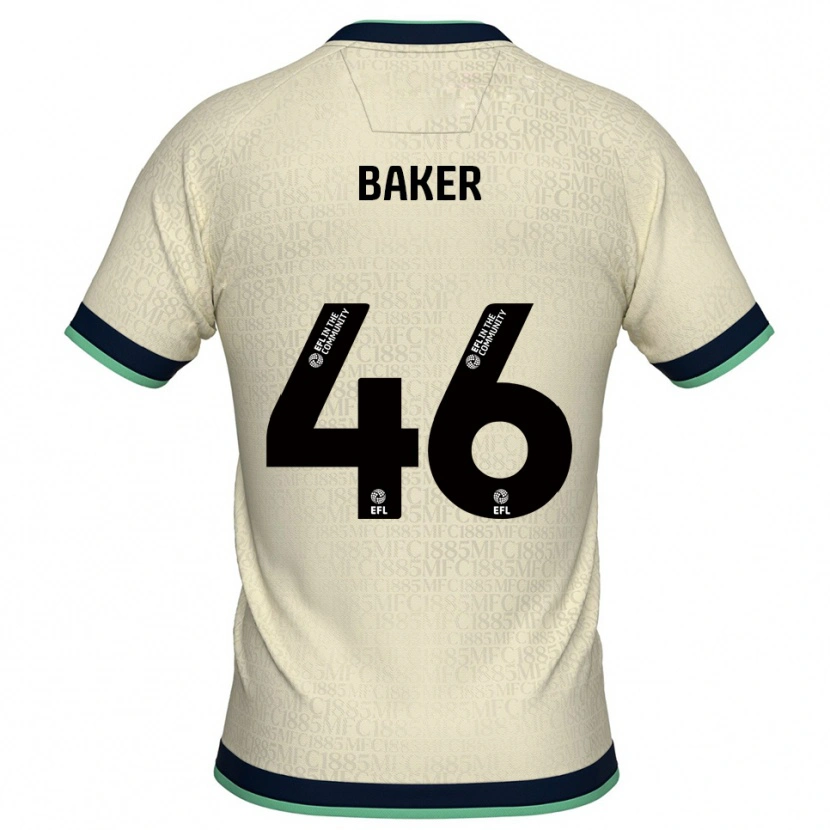 Danxen Kvinnor Frankie Baker #46 Champagne Marin Bortatröja Matchtröjor 2025/26 Tröjor T-Tröja