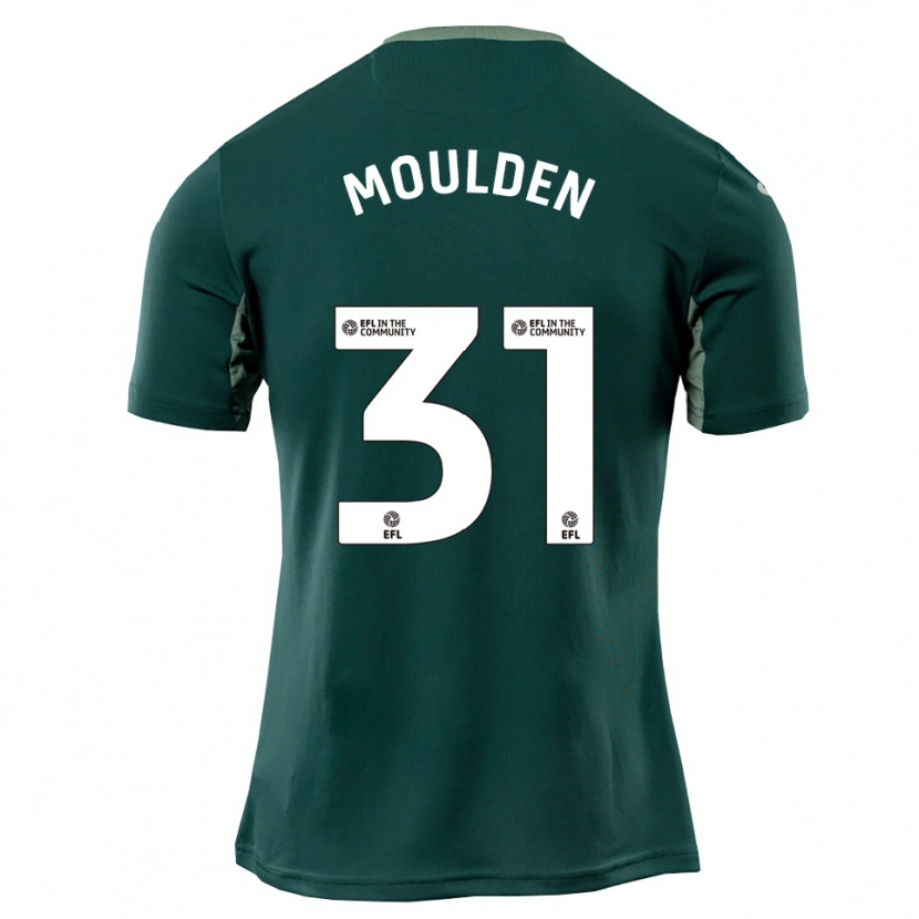Danxen Kvinnor Louie Moulden #31 Grön Vit Lila Bortatröja Matchtröjor 2025/26 Tröjor T-Tröja