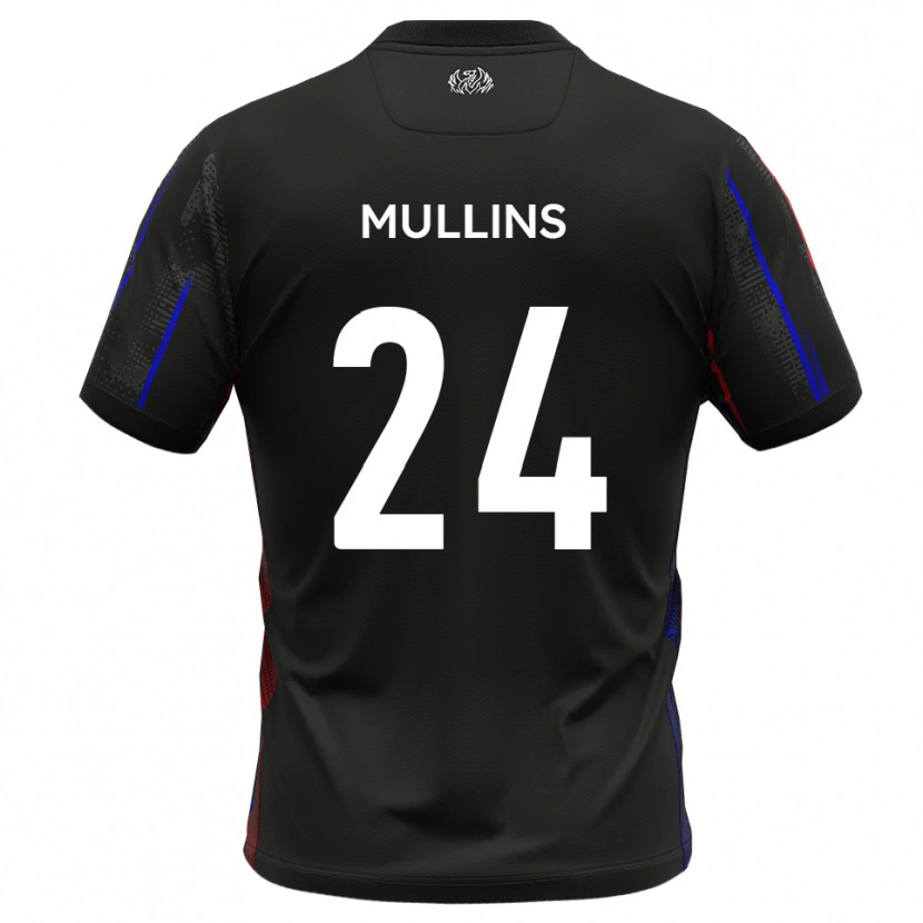 Danxen Kvinnor Maxwell Mullins #24 Svart Rött Bortatröja Matchtröjor 2025/26 Tröjor T-Tröja