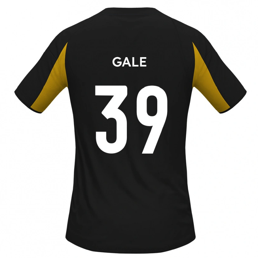 Danxen Kvinnor James Gale #39 Svart Gul Bortatröja Matchtröjor 2025/26 Tröjor T-Tröja