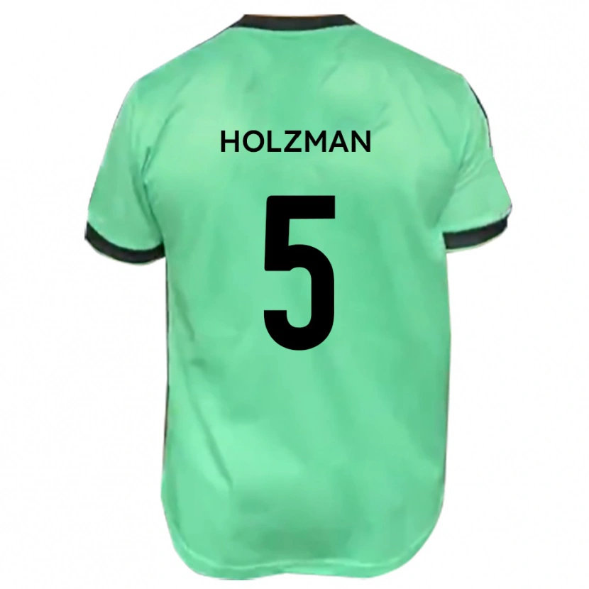 Danxen Kvinnor Louie Holzman #5 Turkos Svart Bortatröja Matchtröjor 2025/26 Tröjor T-Tröja