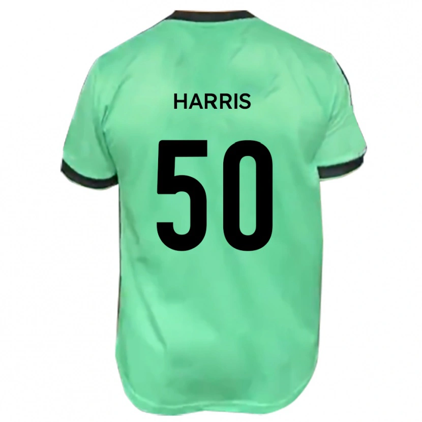 Danxen Kvinnor Archie Harris #50 Turkos Svart Bortatröja Matchtröjor 2025/26 Tröjor T-Tröja