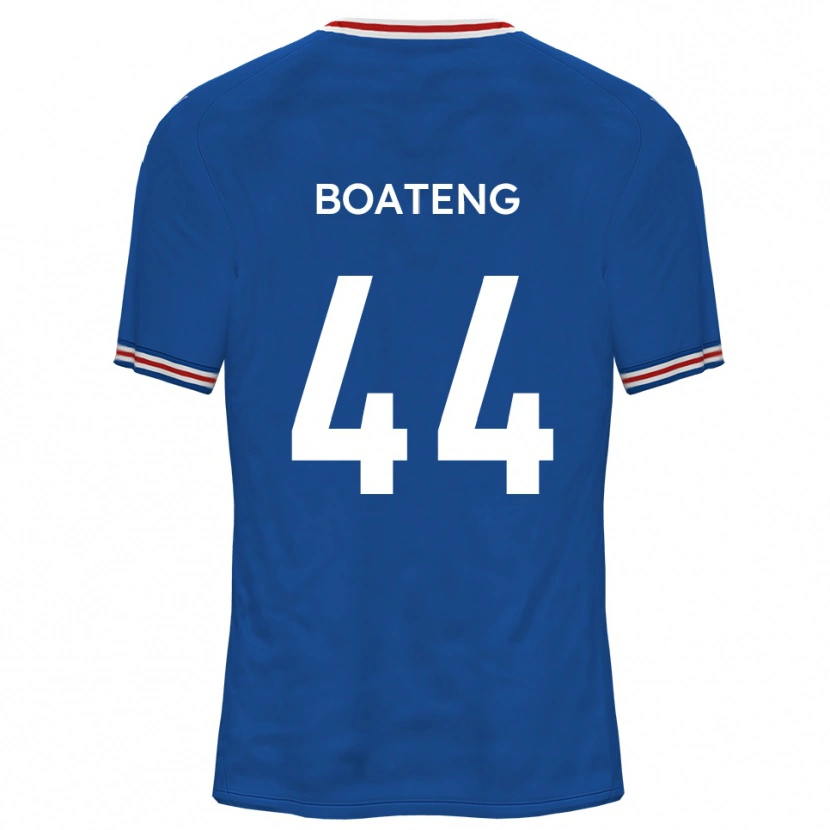Danxen Kvinnor Hiram Boateng #44 Dodger Blå Bortatröja Matchtröjor 2025/26 Tröjor T-Tröja