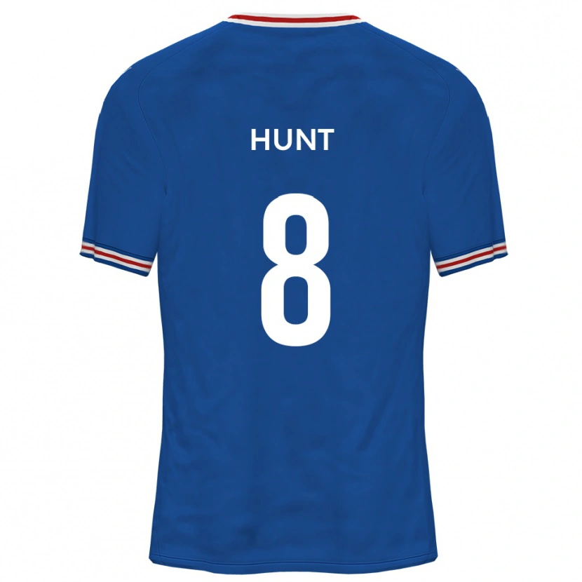 Danxen Kvinnor Alex Hunt #8 Dodger Blå Bortatröja Matchtröjor 2025/26 Tröjor T-Tröja
