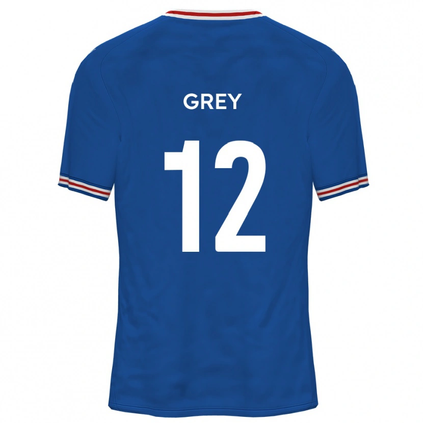 Danxen Kvinnor Joe Grey #12 Dodger Blå Bortatröja Matchtröjor 2025/26 Tröjor T-Tröja