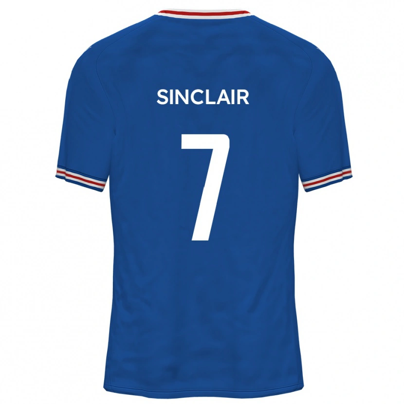 Danxen Kvinnor Tyrese Sinclair #7 Dodger Blå Bortatröja Matchtröjor 2025/26 Tröjor T-Tröja