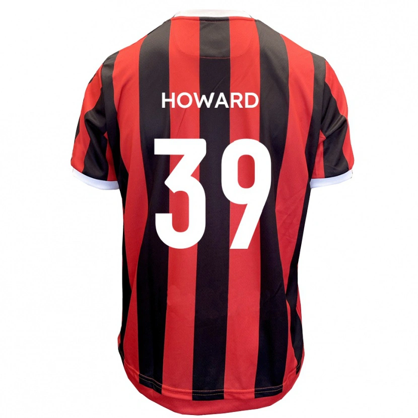 Danxen Kvinnor Will Howard #39 Röd Svart Bortatröja Matchtröjor 2025/26 Tröjor T-Tröja