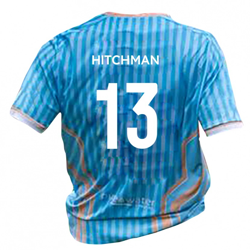 Danxen Kvinnor Jack Hitchman #13 Svart Guld Bortatröja Matchtröjor 2025/26 Tröjor T-Tröja