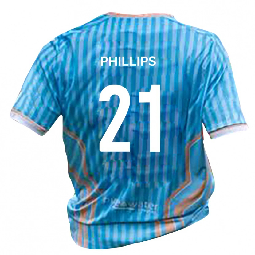 Danxen Kvinnor Leon Phillips #21 Svart Guld Bortatröja Matchtröjor 2025/26 Tröjor T-Tröja