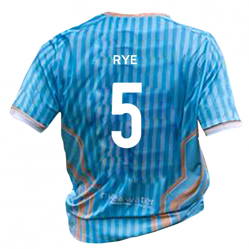 Danxen Kvinnor Joe Rye #5 Svart Guld Bortatröja Matchtröjor 2025/26 Tröjor T-Tröja