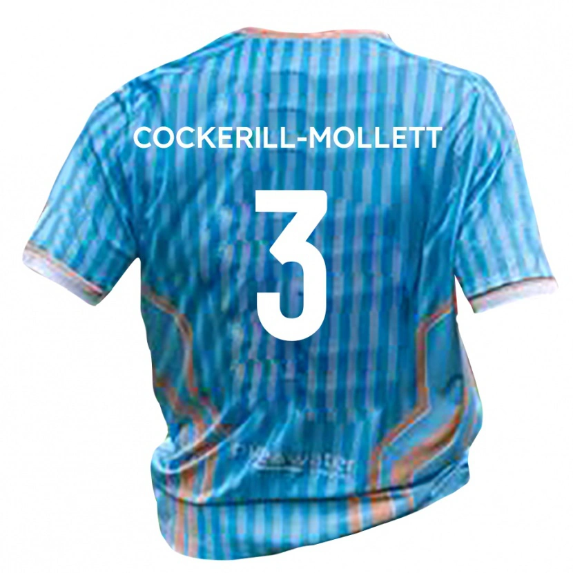 Danxen Kvinnor Callum Cockerill-Mollett #3 Svart Guld Bortatröja Matchtröjor 2025/26 Tröjor T-Tröja