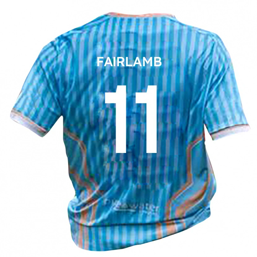 Danxen Kvinnor Luke Fairlamb #11 Svart Guld Bortatröja Matchtröjor 2025/26 Tröjor T-Tröja