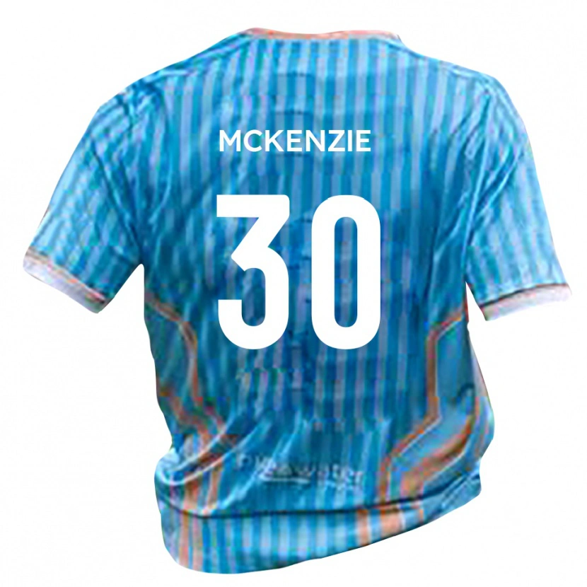 Danxen Kvinnor Zach Mckenzie #30 Svart Guld Bortatröja Matchtröjor 2025/26 Tröjor T-Tröja