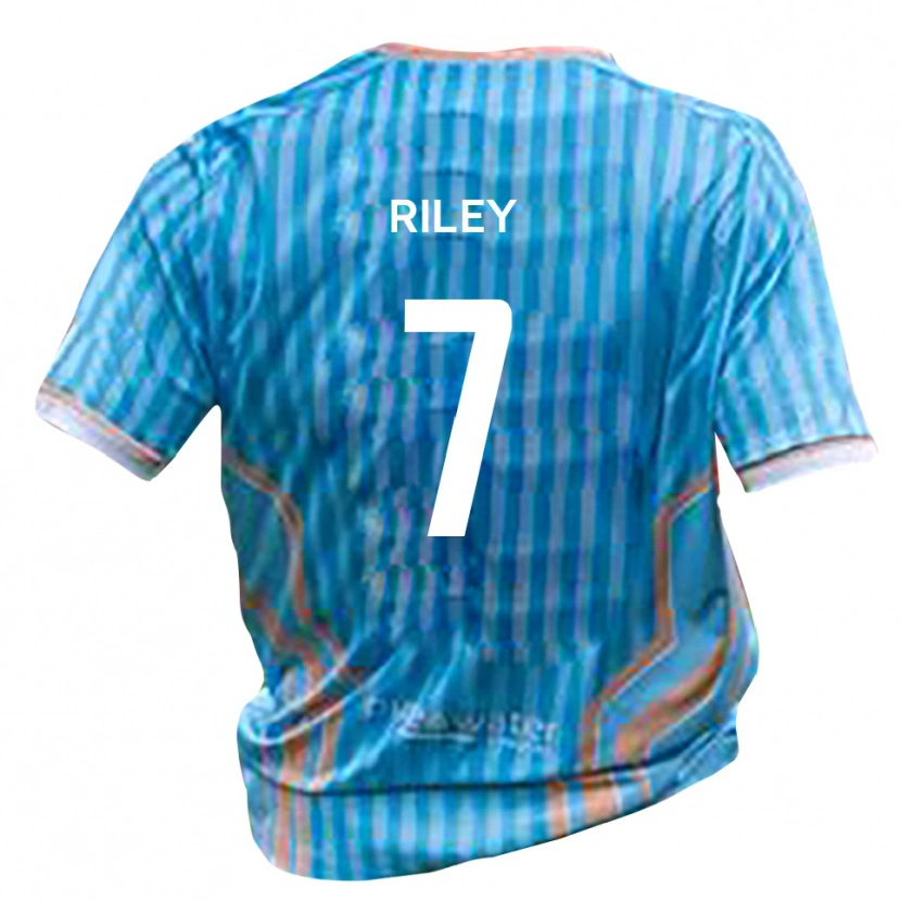 Danxen Kvinnor Joe Riley #7 Svart Guld Bortatröja Matchtröjor 2025/26 Tröjor T-Tröja