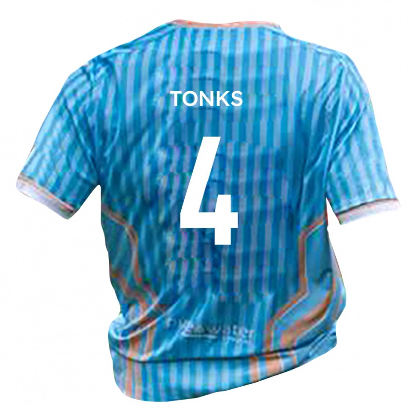 Danxen Kvinnor Tom Tonks #4 Svart Guld Bortatröja Matchtröjor 2025/26 Tröjor T-Tröja