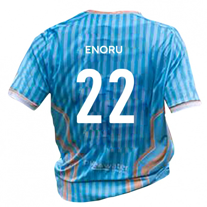 Danxen Kvinnor Beck-Ray Enoru #22 Svart Guld Bortatröja Matchtröjor 2025/26 Tröjor T-Tröja