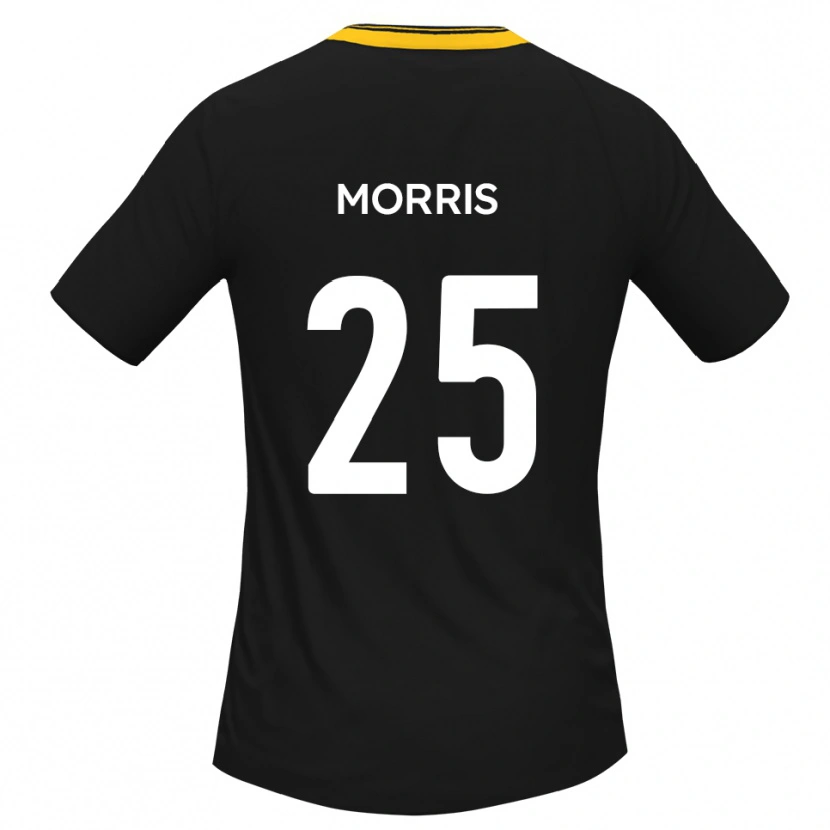 Danxen Kvinnor Chad Morris #25 Svart Gult Bortatröja Matchtröjor 2025/26 Tröjor T-Tröja