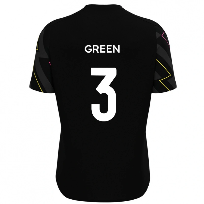Danxen Kvinnor Cameron Green #3 Svart Grå Bortatröja Matchtröjor 2025/26 Tröjor T-Tröja