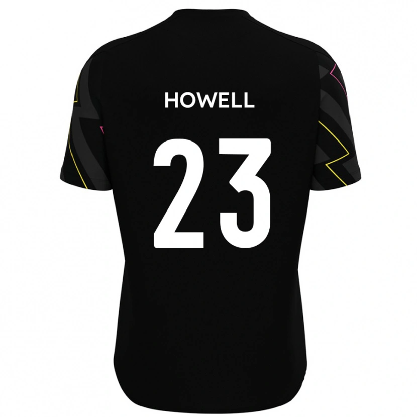 Danxen Kvinnor Finn Howell #23 Svart Grå Bortatröja Matchtröjor 2025/26 Tröjor T-Tröja
