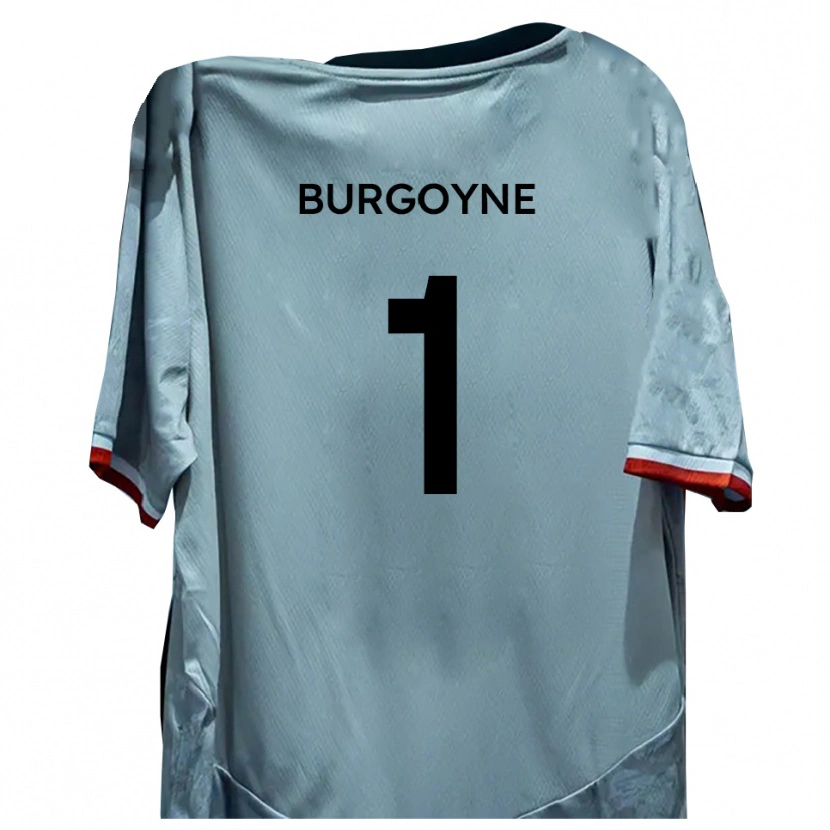 Danxen Kvinnor Harry Burgoyne #1 Vit Svart Bortatröja Matchtröjor 2025/26 Tröjor T-Tröja