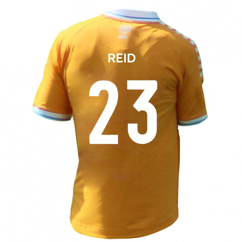 Danxen Kvinnor Alex Reid #23 Gul Blå Bortatröja Matchtröjor 2025/26 Tröjor T-Tröja