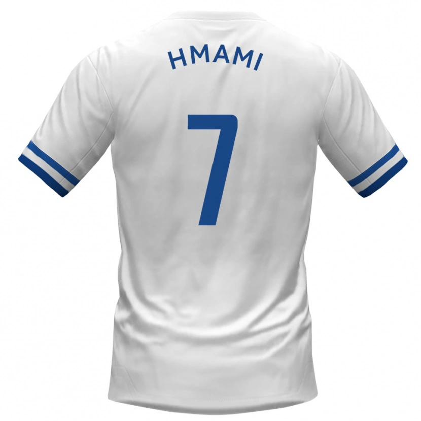 Danxen Kvinnor Josh Hmami #7 Vit Blå Bortatröja Matchtröjor 2025/26 Tröjor T-Tröja