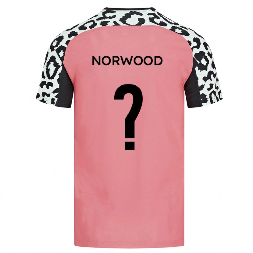 Danxen Kvinnor Bea Norwood #0 Rosa Svart Bortatröja Matchtröjor 2025/26 Tröjor T-Tröja