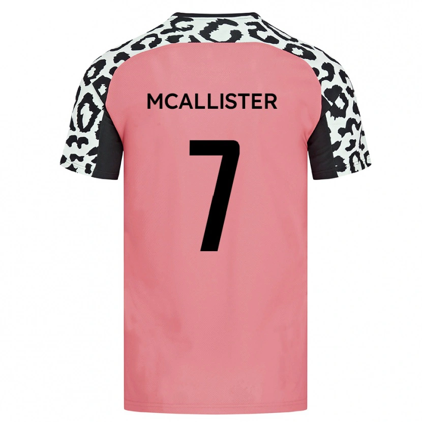 Danxen Kvinnor Kyle Mcallister #7 Rosa Svart Bortatröja Matchtröjor 2025/26 Tröjor T-Tröja