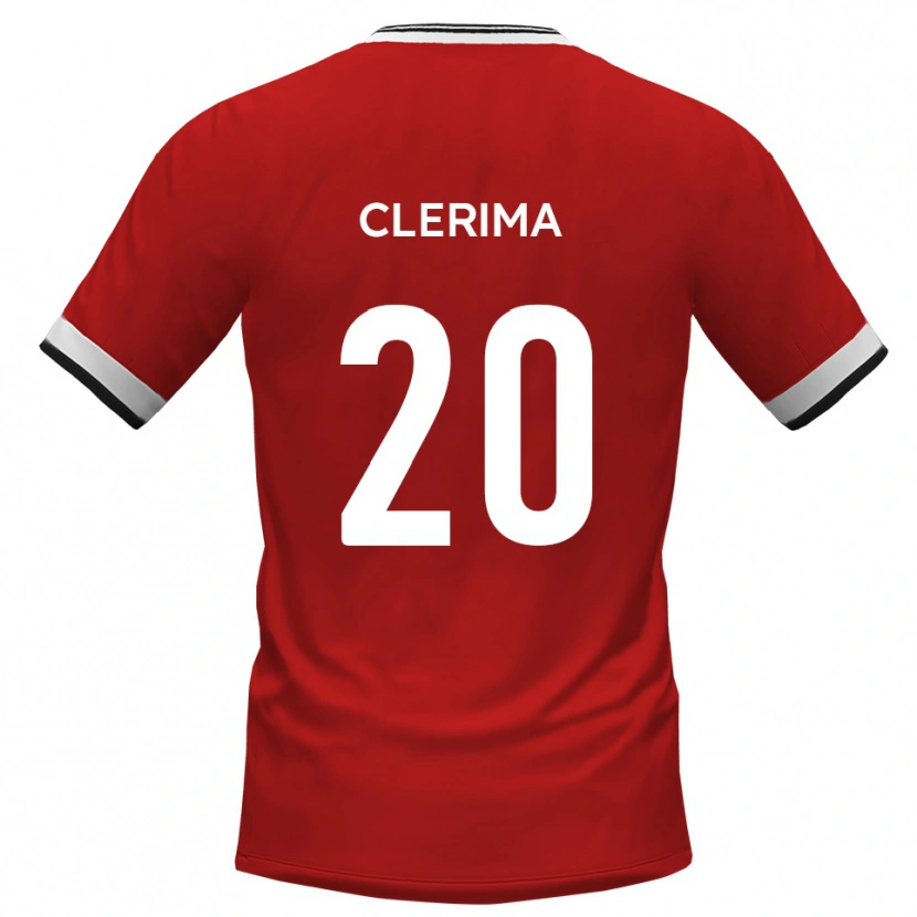 Danxen Kvinnor Remy Clerima #20 Vit Svart Bortatröja Matchtröjor 2025/26 Tröjor T-Tröja