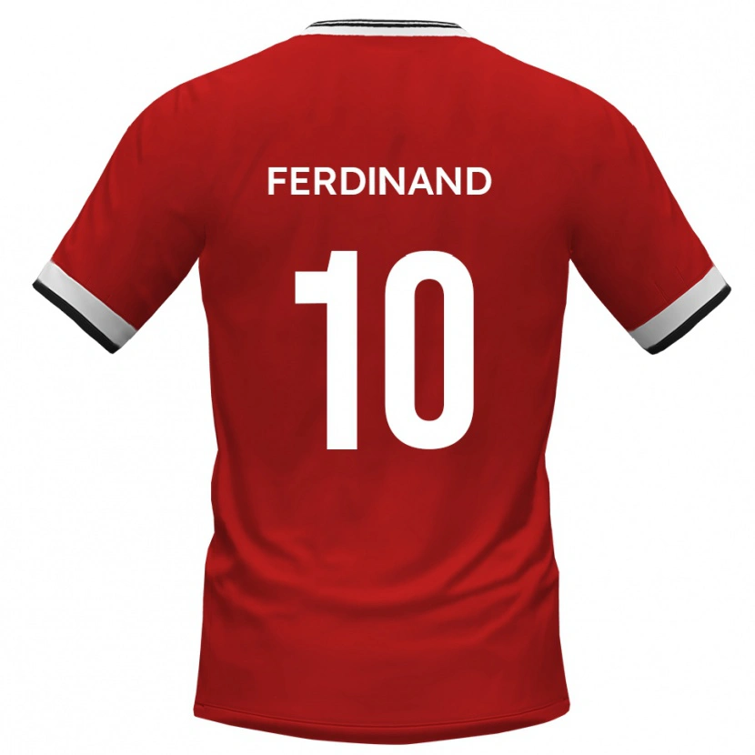 Danxen Kvinnor Kane Ferdinand #10 Vit Svart Bortatröja Matchtröjor 2025/26 Tröjor T-Tröja